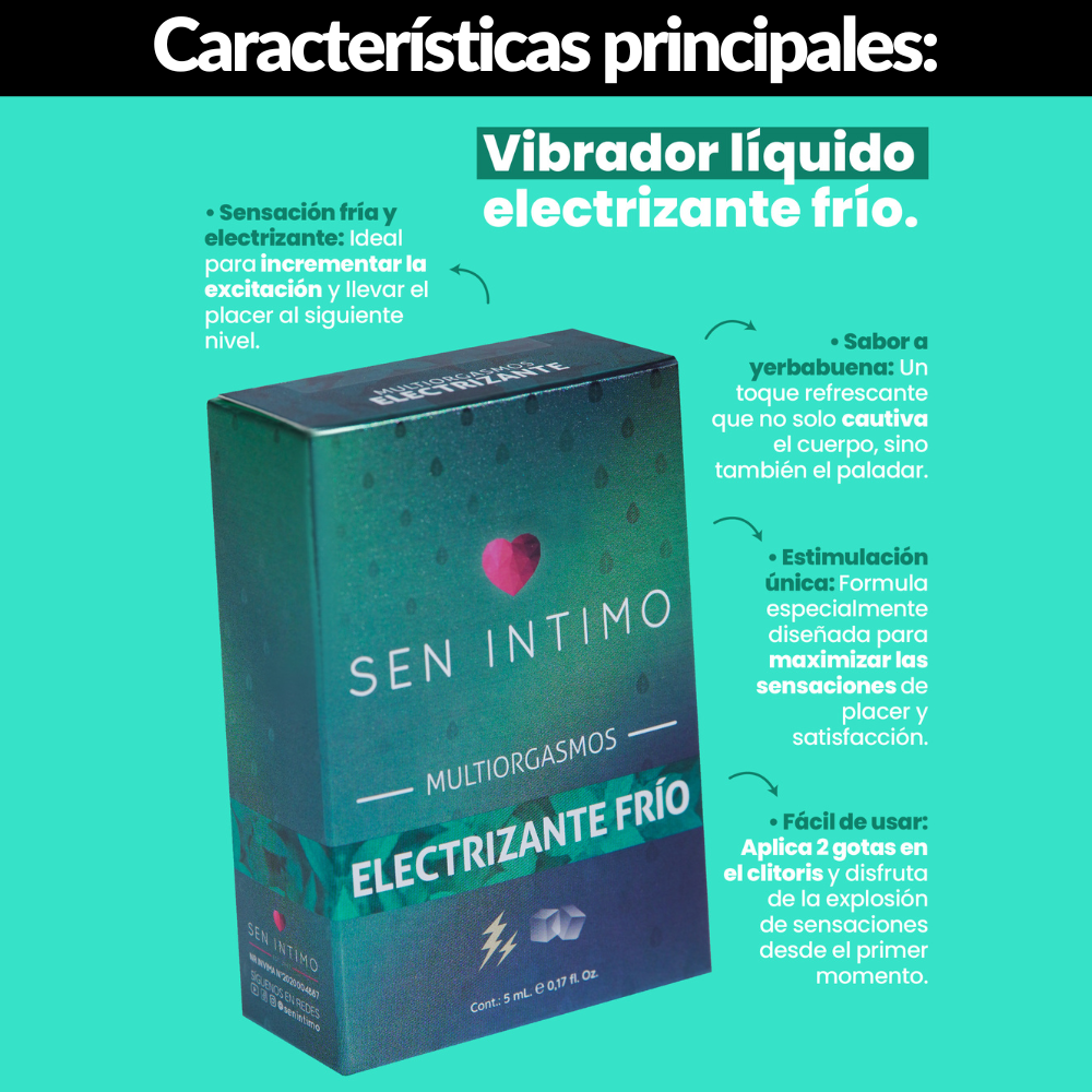 Lubricante Multiorgasmo Electrizant Frio 5ml
