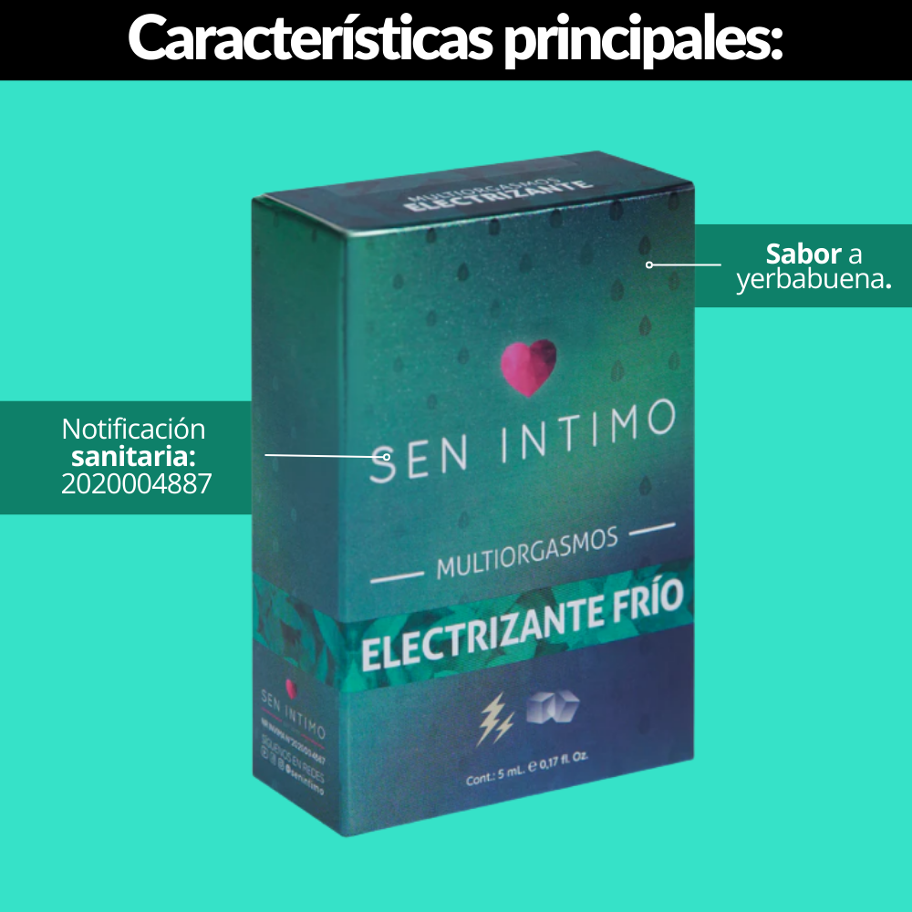 Lubricante Multiorgasmo Electrizant Frio 5ml