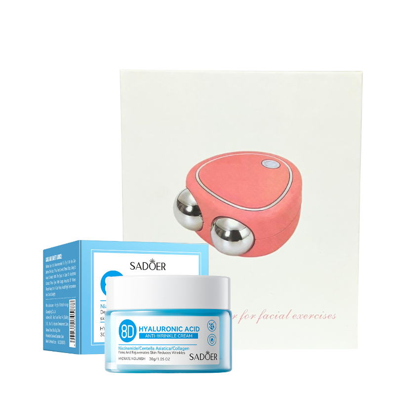 MINI MASAJEADOR FACIAL + CREMA EN GEL