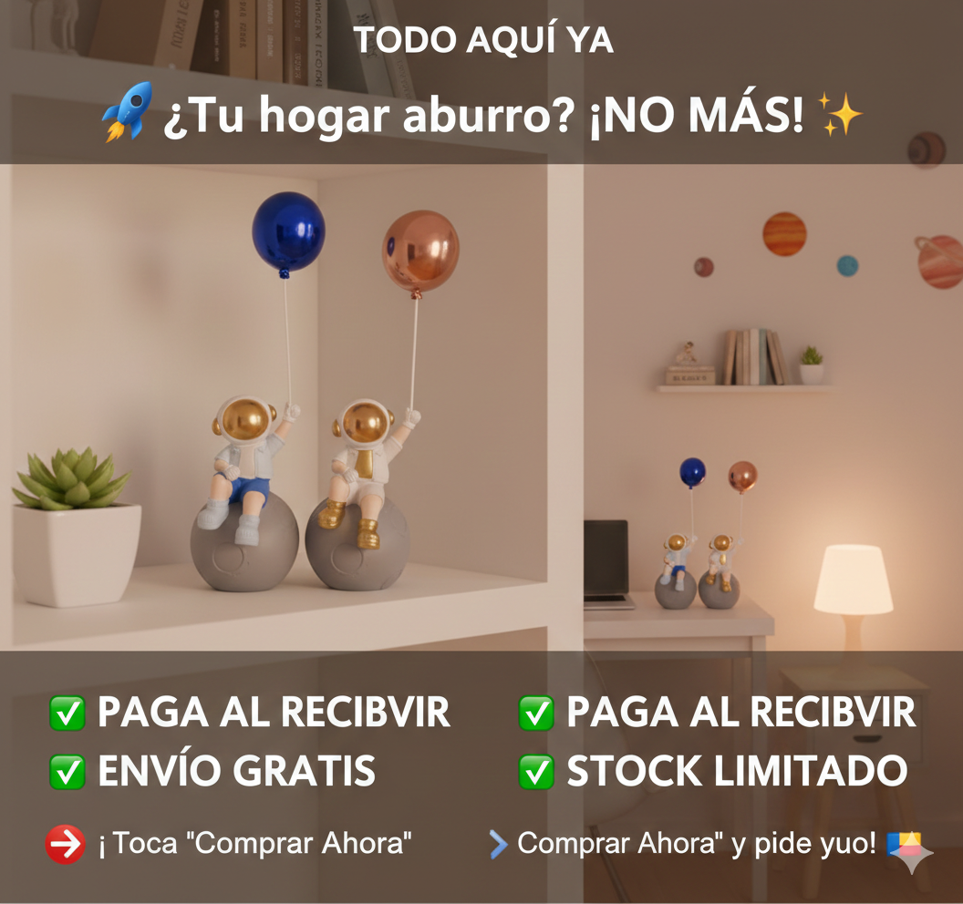 Figura Decorativa Astronauta 👨‍🚀🚀